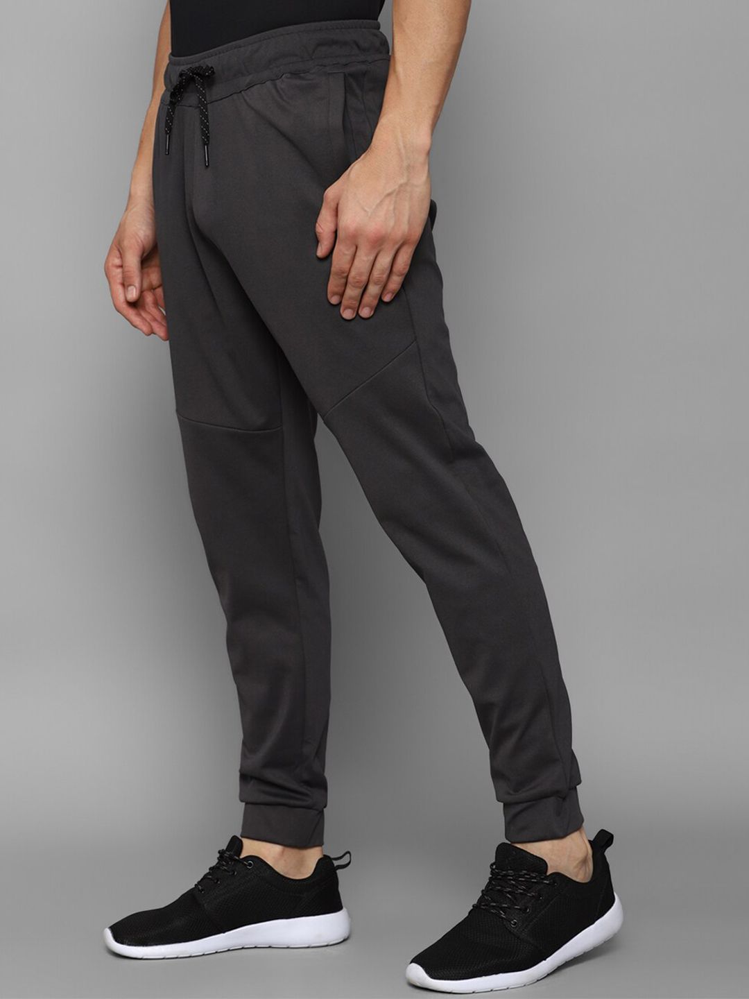  Louis Philippe ATHPLAY Men Grey Solid Joggers