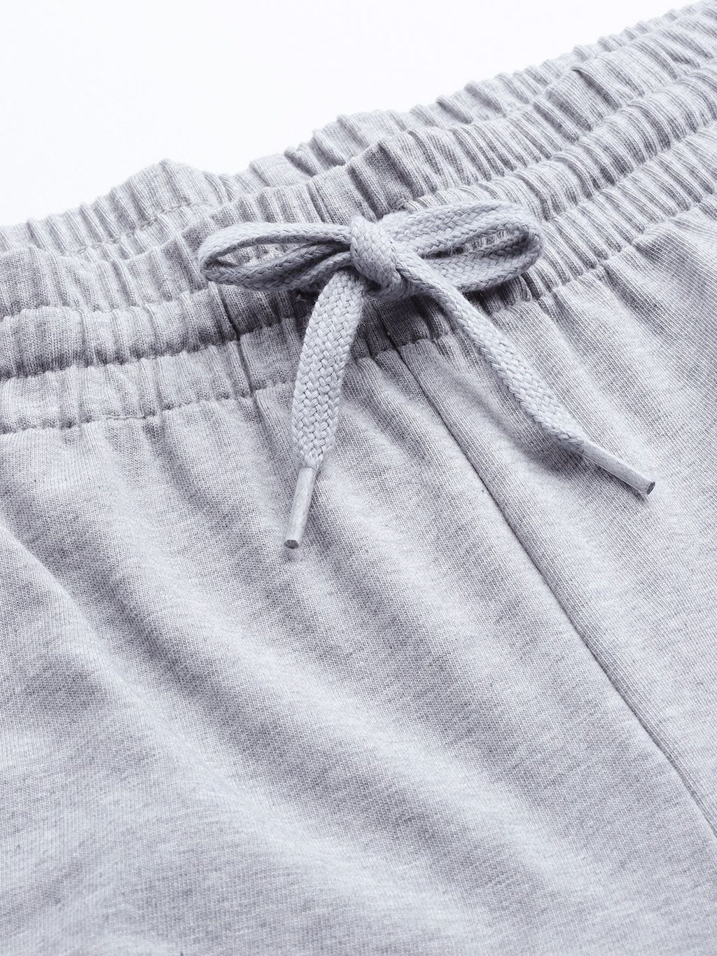  ADIDAS Men Grey Melange Brand Logo Print Sport Inspired Linear SJ Joggers