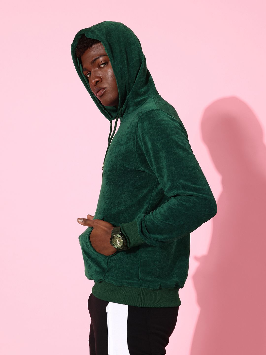  M&H Easy Men Long Sleeves Hooded Sweatshirt
