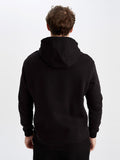  DeFacto Men Black Hooded Sweatshirt