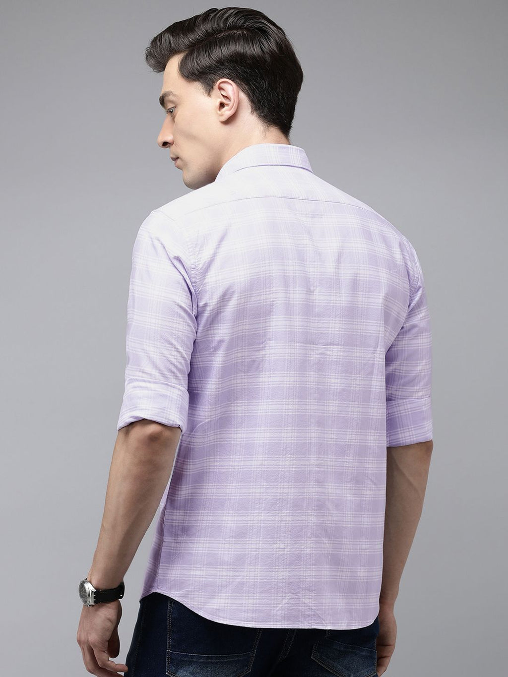  Arrow Sport Men Slim Fit Tartan Checked Pure Cotton Casual Shirt