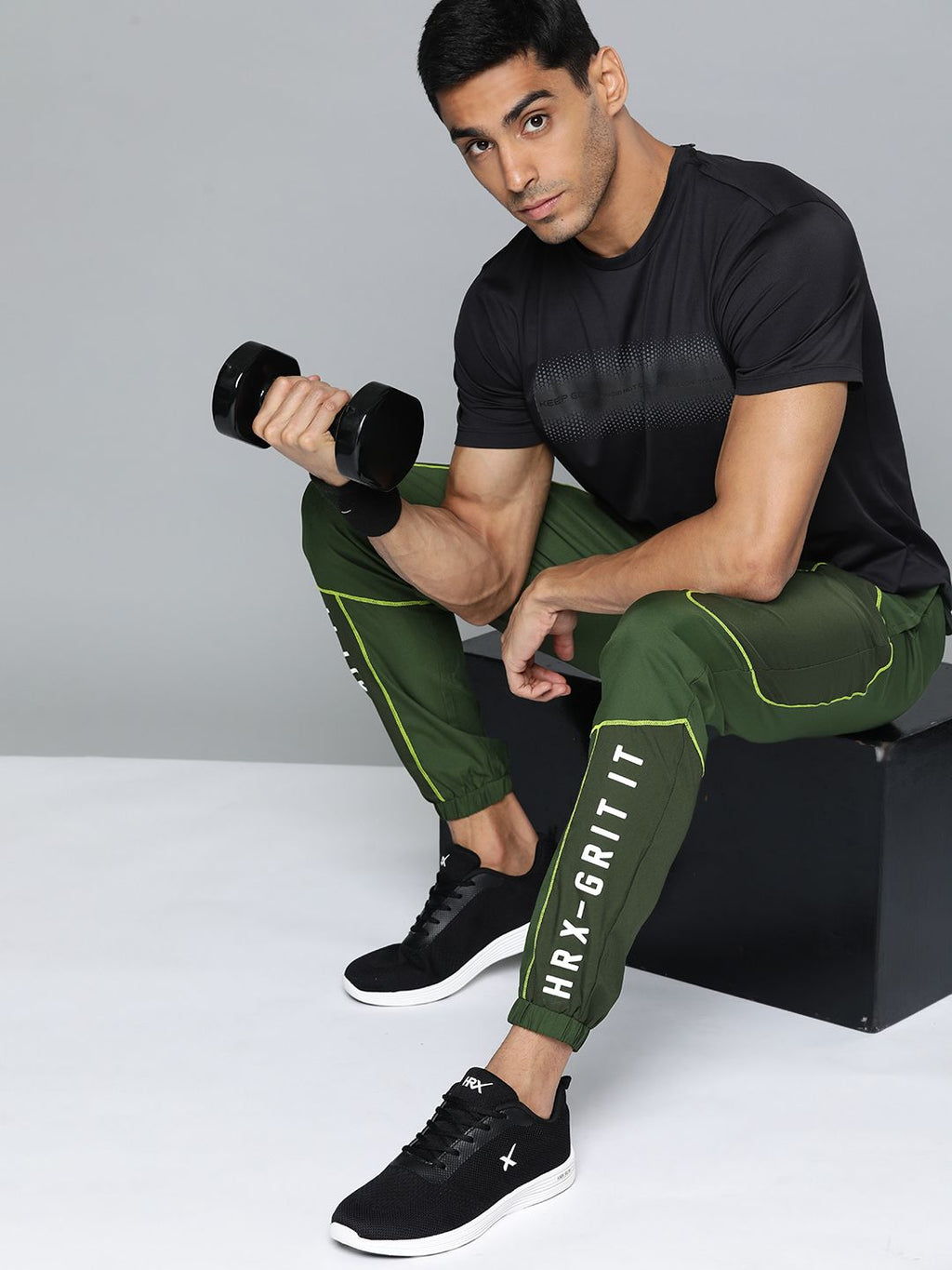  HRX By Hrithik Roshan Men Printed Track Pants