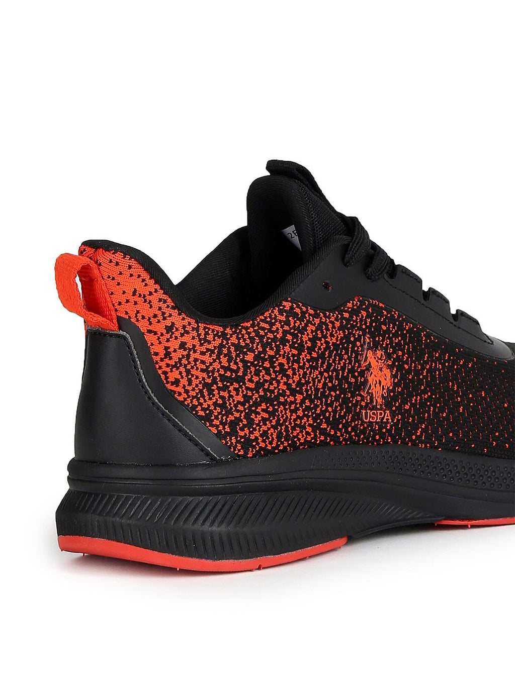 U.S. Polo Assn. U S Polo Assn Men Black Textile Walking Shoes