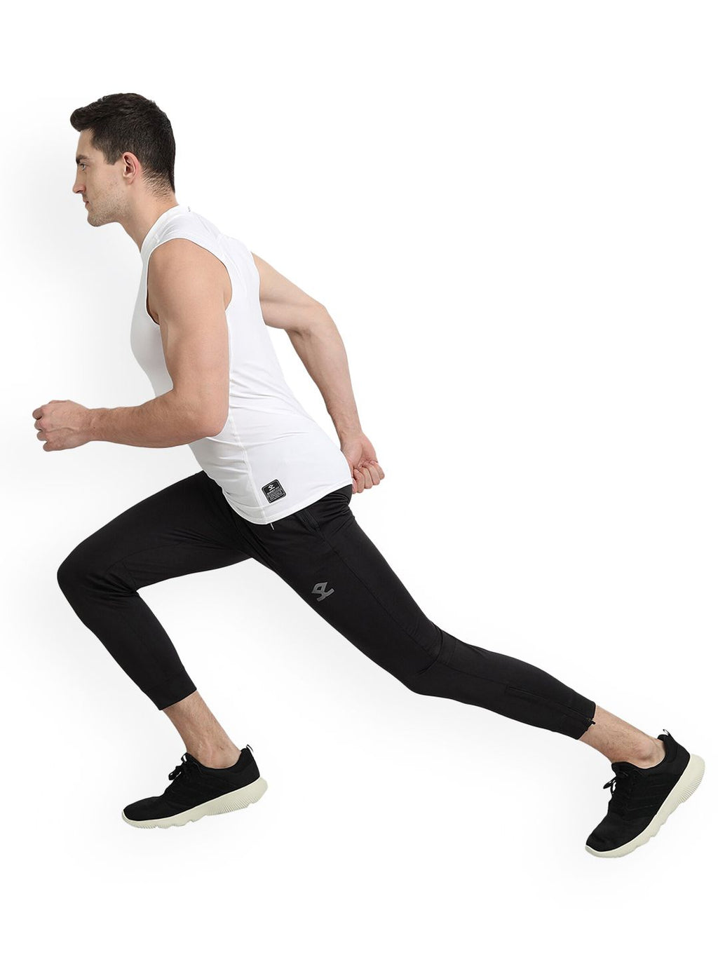  Shrey Men Mid Rise Slim Fit Sports Track Pants