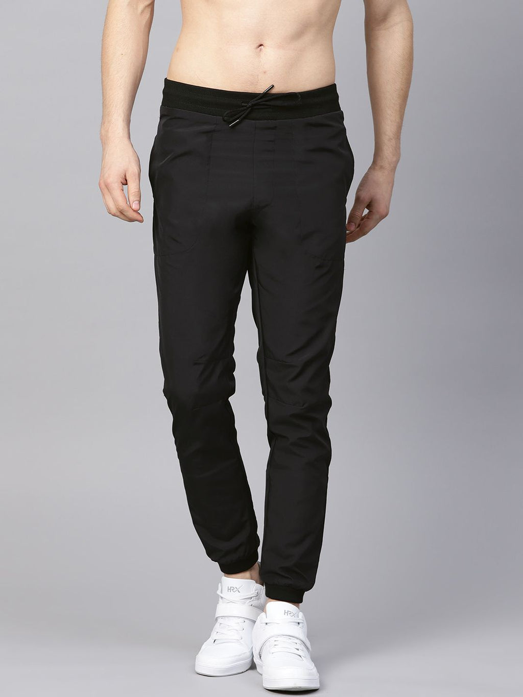  HRX By Hrithik Roshan Men Black Solid Joggers