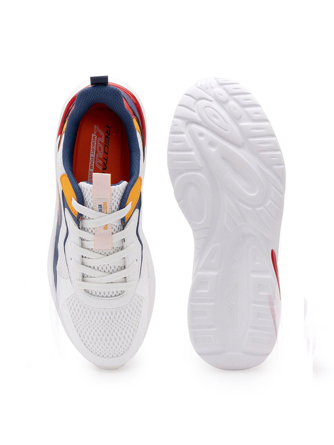  Red Tape Men White Walking Shoes