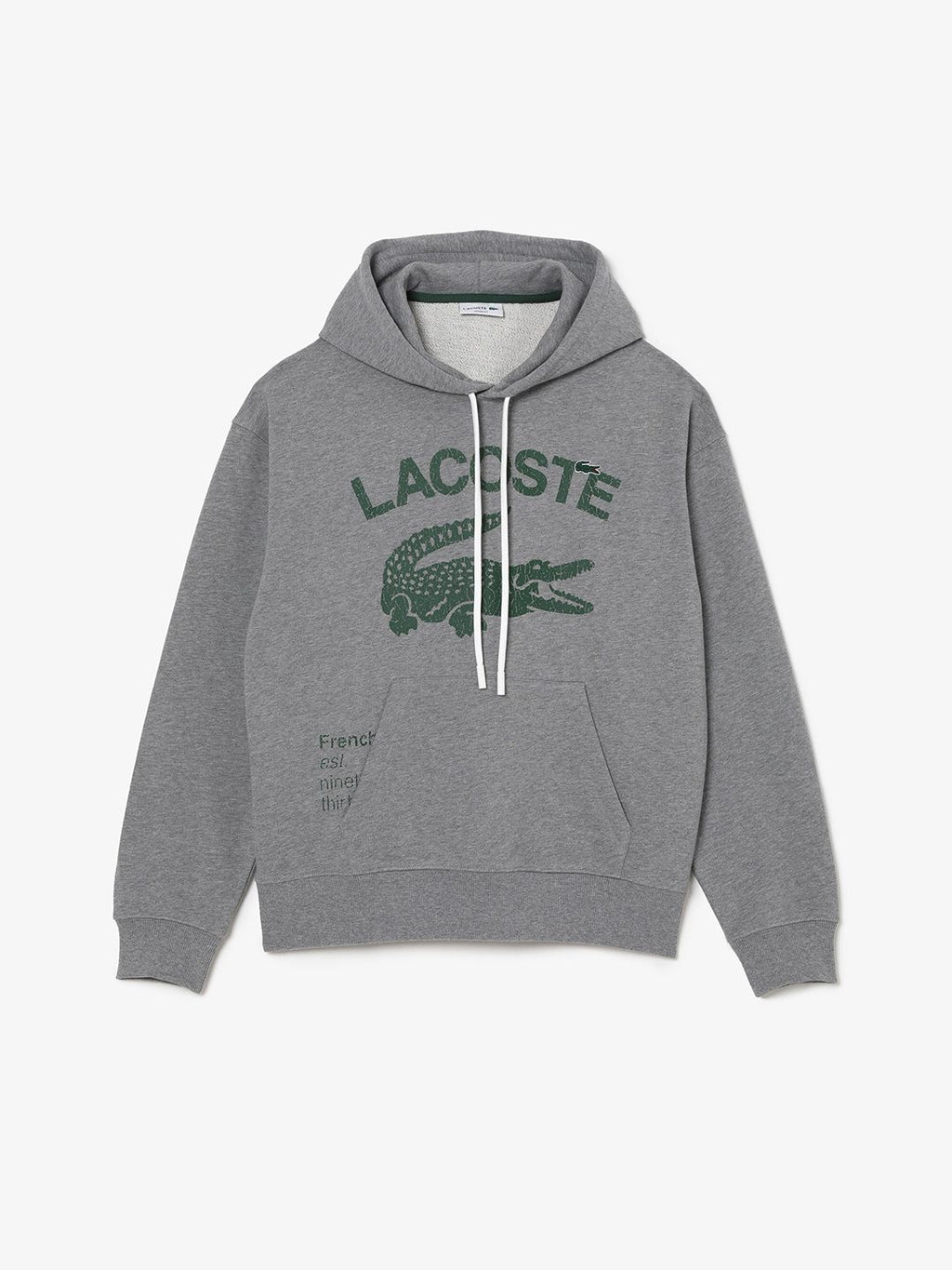  Lacoste Men Printed Cotton Hooded Sweatshirt
