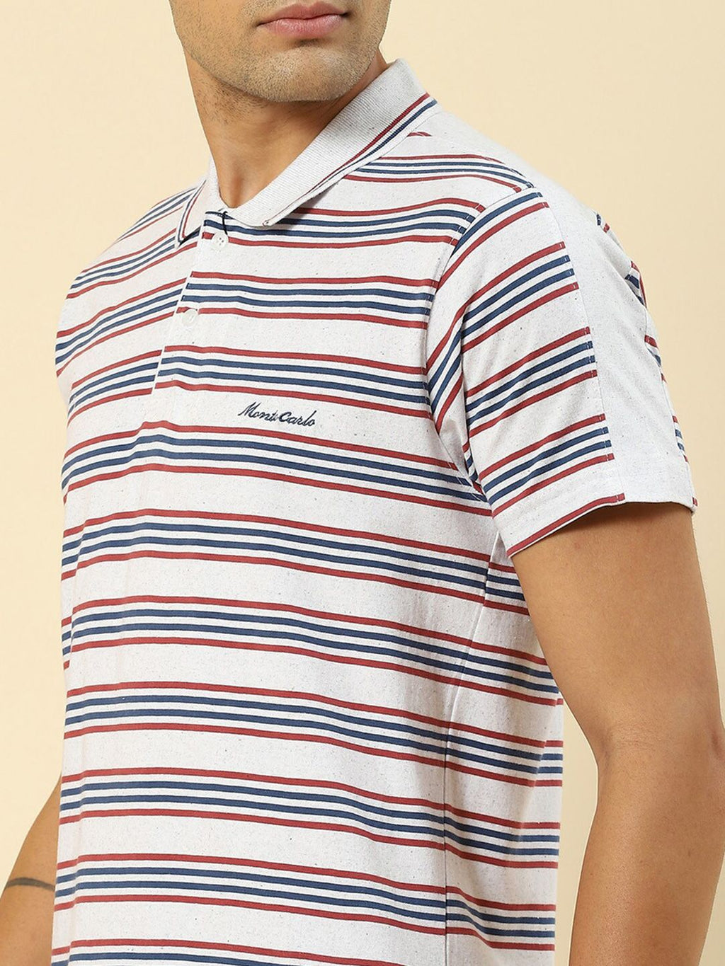  Monte Carlo Pack Of 2 Striped T-shirt With Shorts & Track Pant