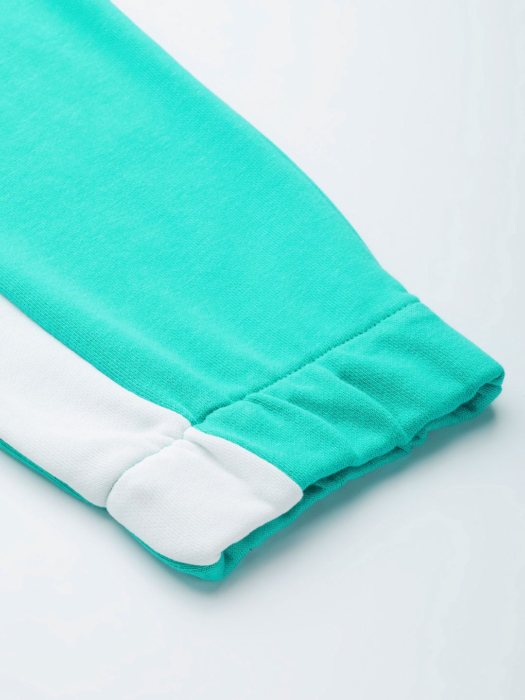  Reebok Classic Men Green & White WCE Contrast Panelled Joggers