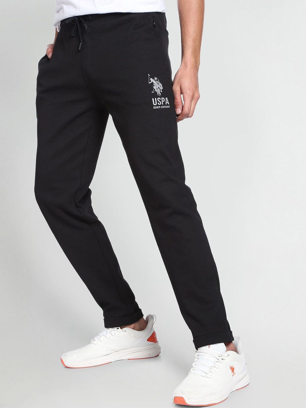  U.S. Polo Assn. Denim Co. Men Straight-Fit Track Pants