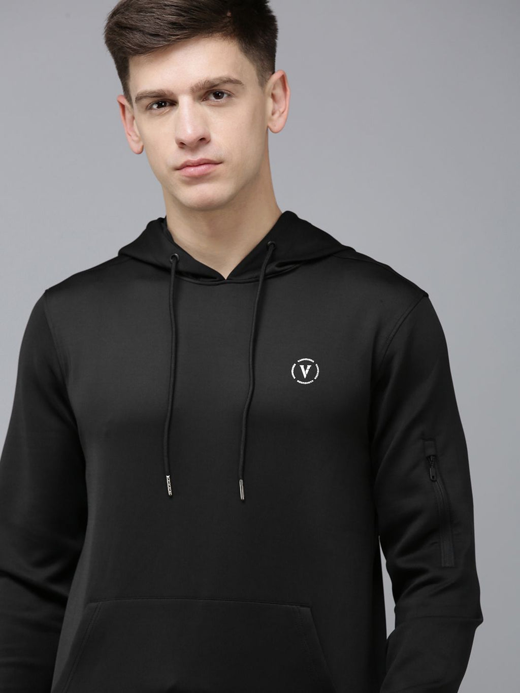  Van Heusen Flex Men Running Hooded Sweatshirt