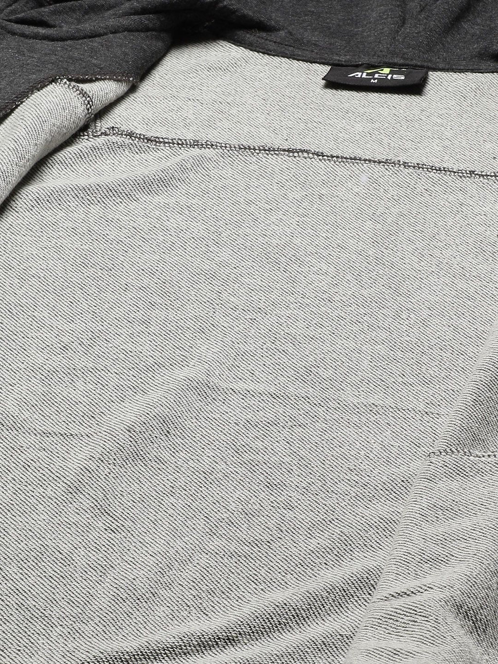  Alcis Men Charcoal Grey Solid Tracksuit