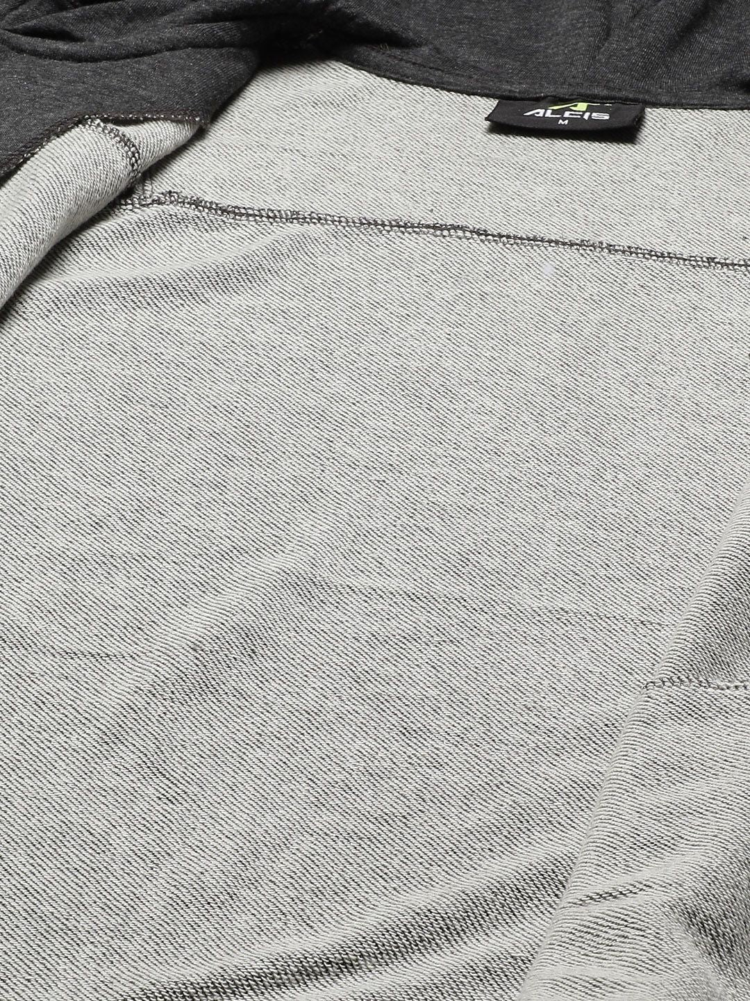  Alcis Men Charcoal Grey Solid Tracksuit