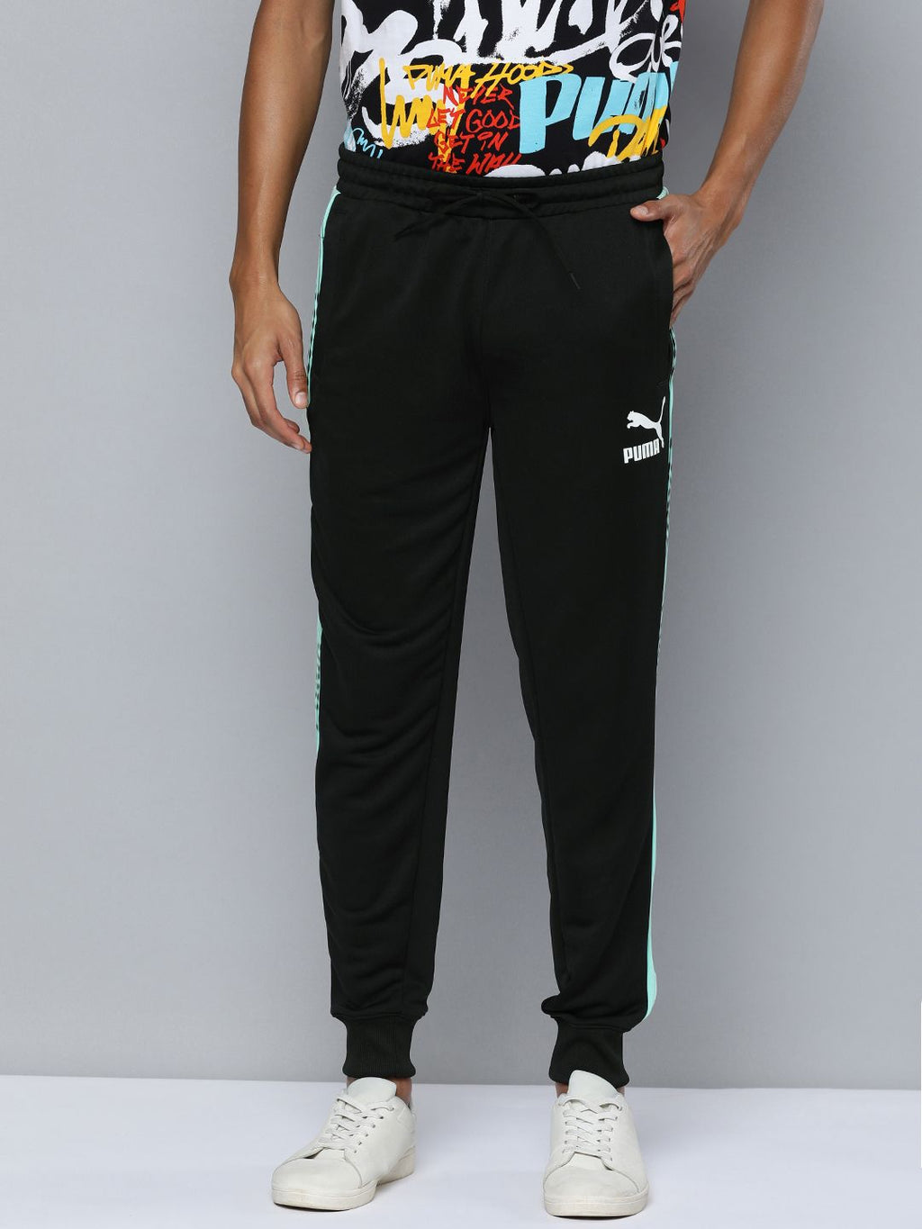 Puma Men Side Stripe T7 SPORT Slim Fit Joggers