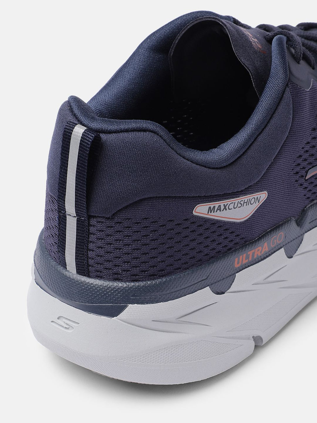  Skechers Men Navy Blue Solid Max Cushioning Premier Regular Running Shoes