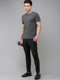  Van Heusen Flex Men Brand Logo Printed Slim Fit Sports Track Pants