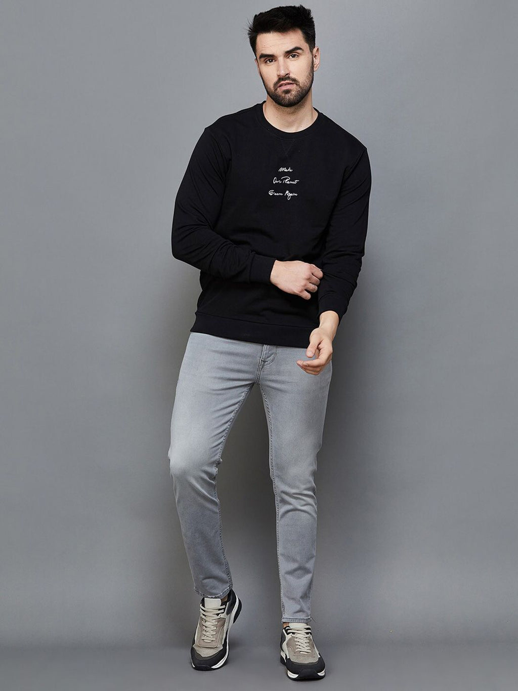  Fame Forever By Lifestyle Long Sleeve Pure Cotton Pullover