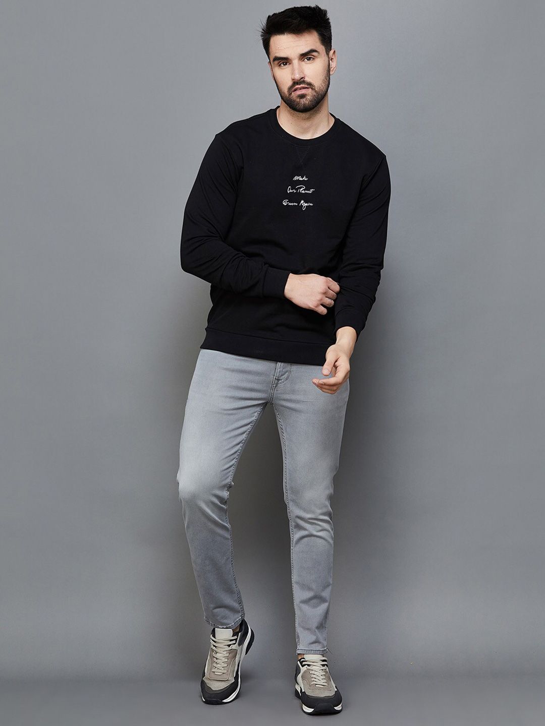  Fame Forever By Lifestyle Long Sleeve Pure Cotton Pullover