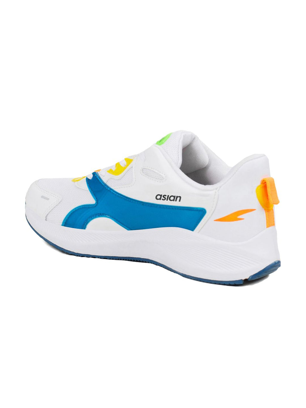  ASIAN Men White Mesh Running Non-Marking Shoes