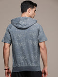  FORCE IX Pure Cotton Printed Hooded Sweatshirt