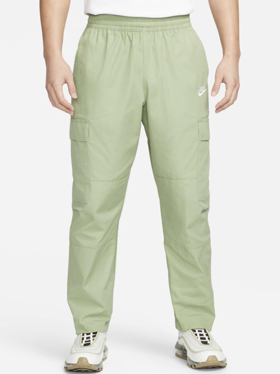  Nike Men Club Woven Cotton Cargo Track Pants