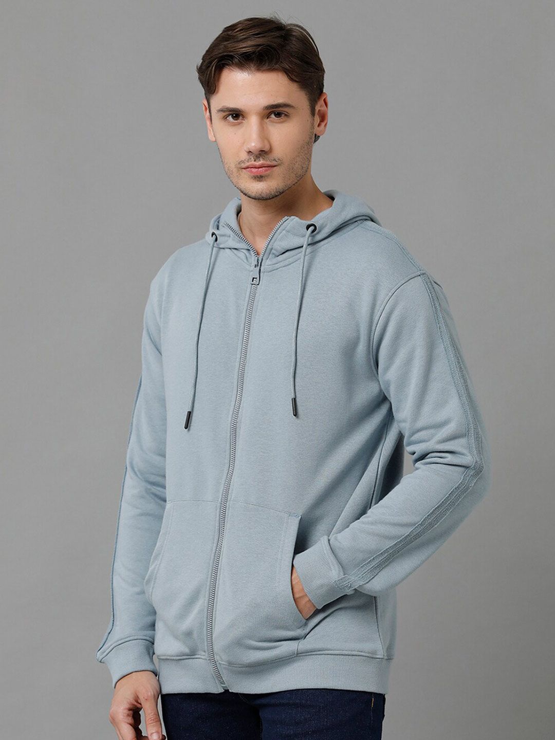  Voi Jeans Hooded Neck Fleece Sweatshirt