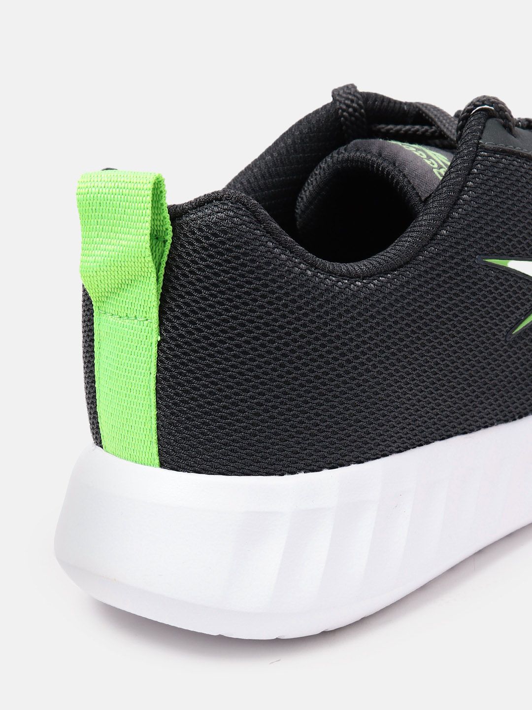  Reebok Men Woven Design Brand Logo Detail Ripple Ignite Running Shoes