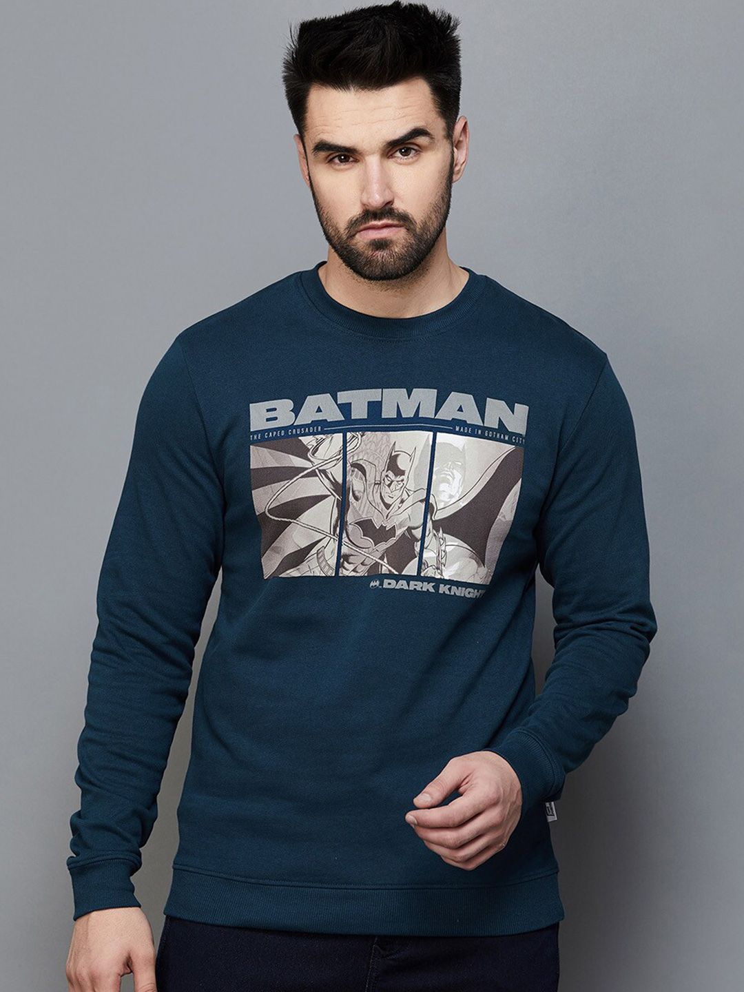  Fame Forever By Lifestyle Graphic Printed Cotton Sweatshirt