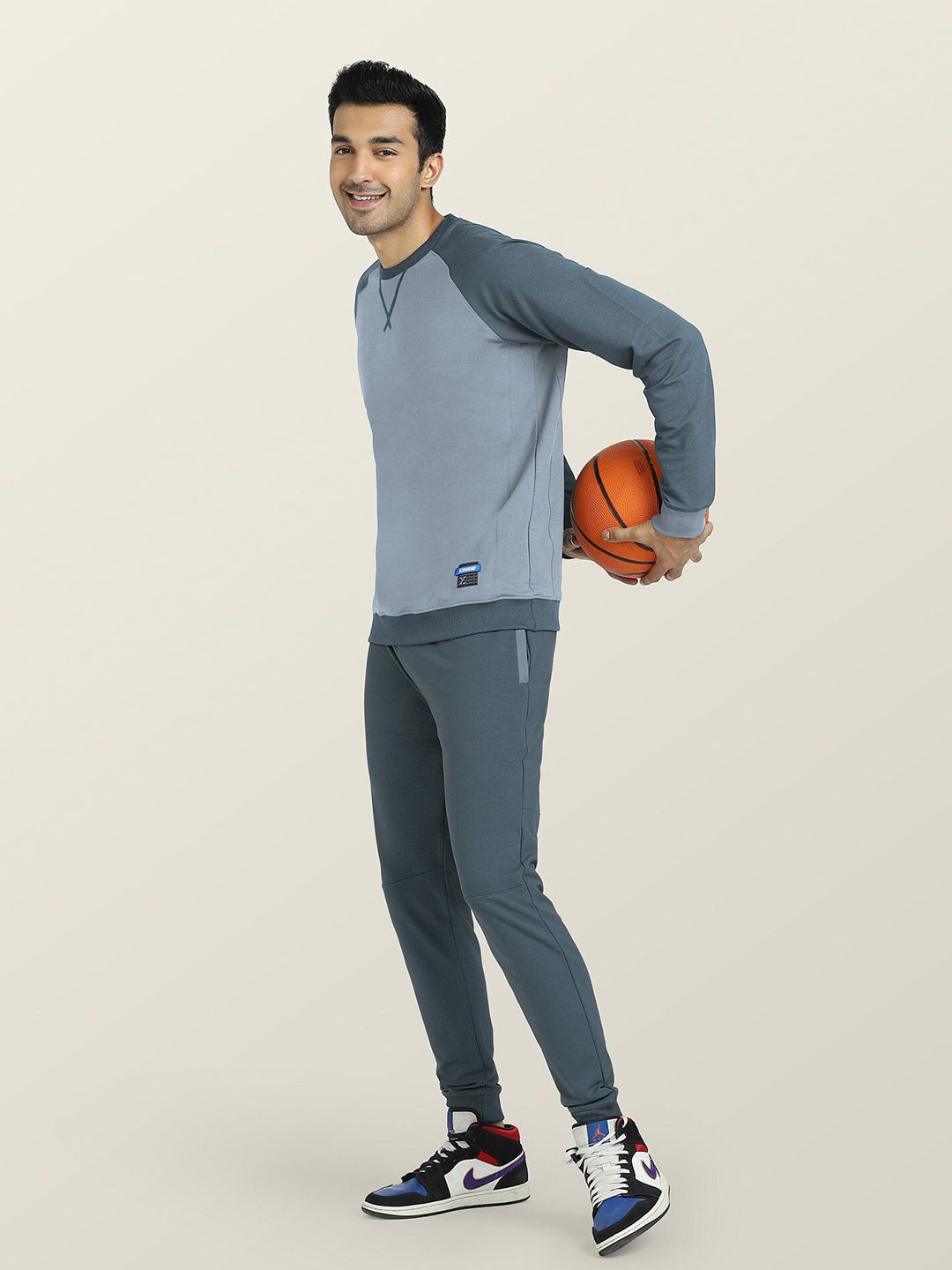  XYXX Round Neck Cotton Sweatshirt