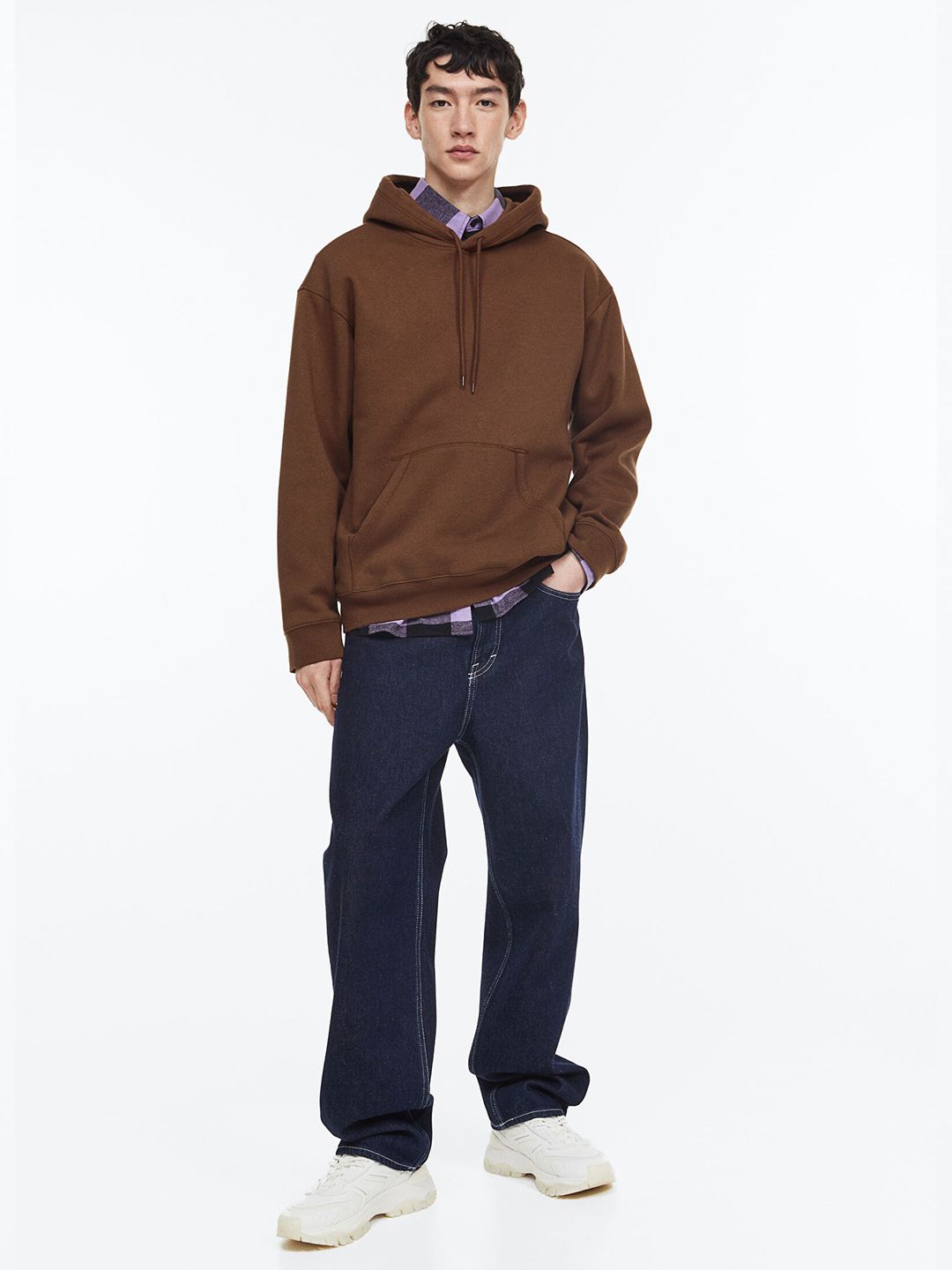  H&M Men Relaxed Fit Hoodie