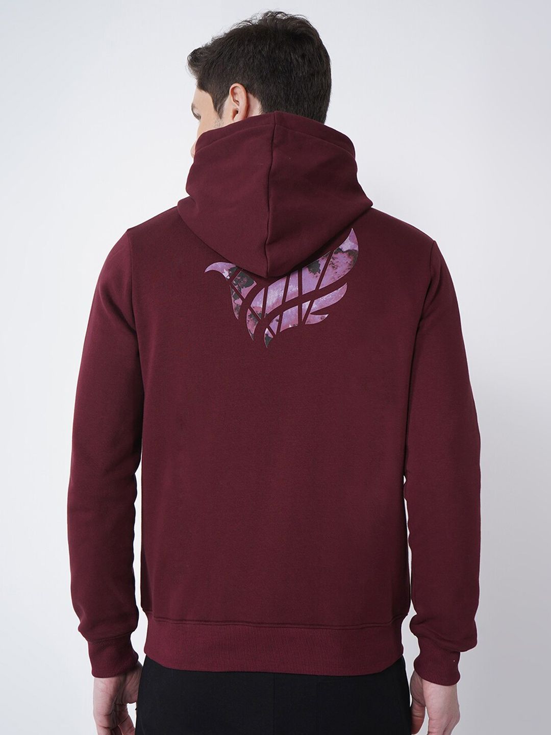  Blackberrys Men Red Hooded Sweatshirt