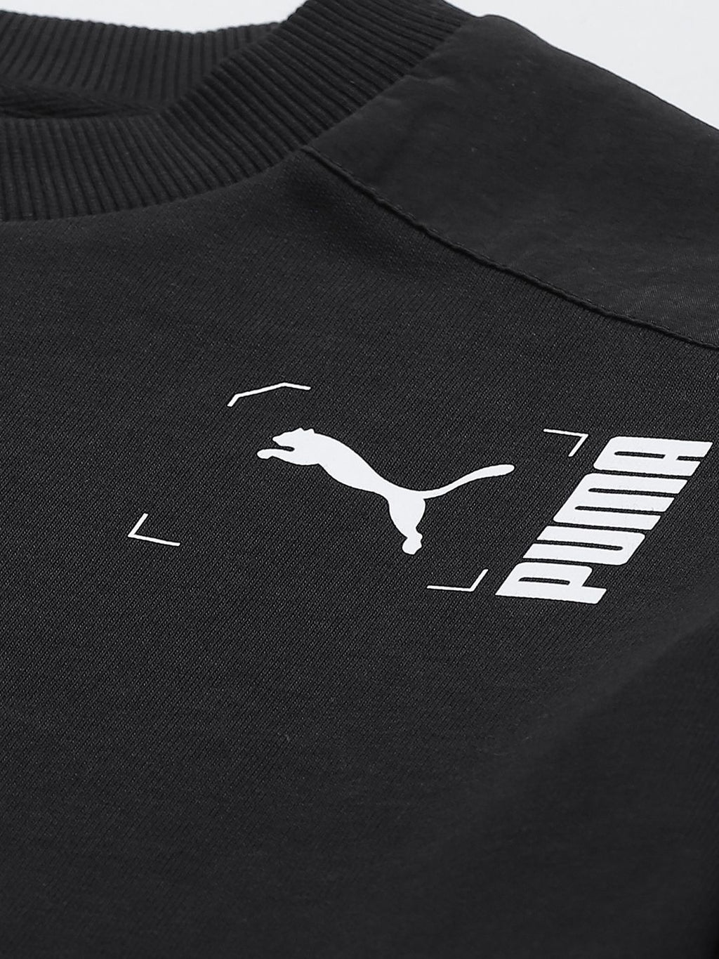 Puma Men Black NU-TILITY Crew Sweatshirt