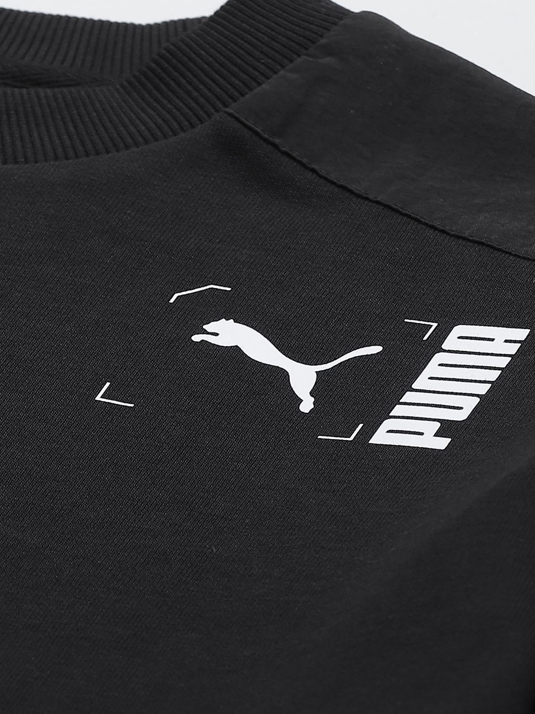  Puma Men Black NU-TILITY Crew Sweatshirt