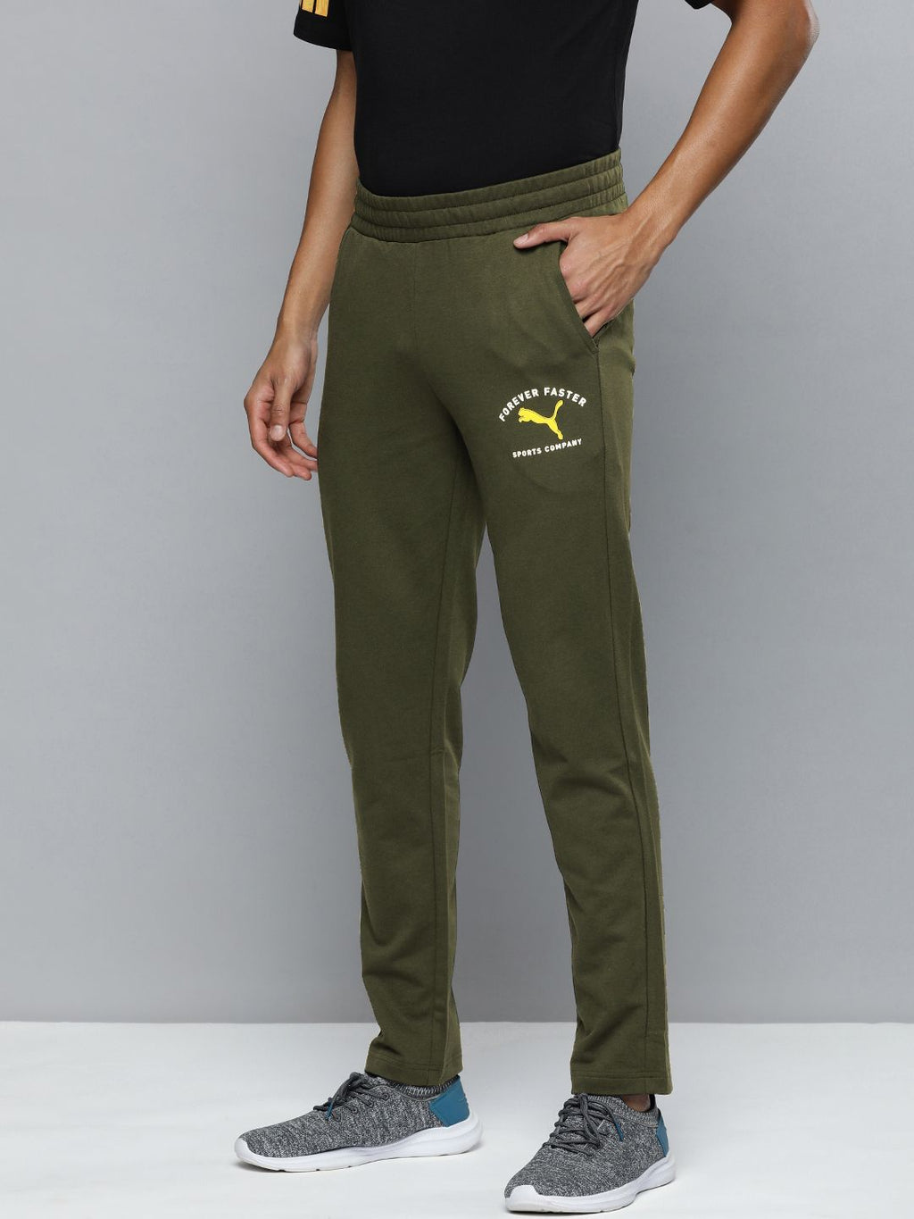  One8 X PUMA Men Brand Logo Printed Slim Fit Track Pants