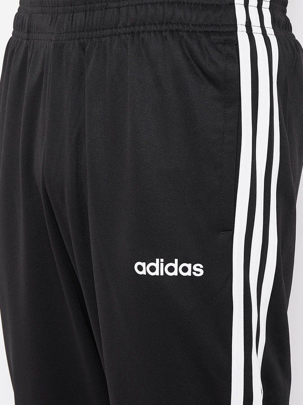  ADIDAS Men Black Essentials Classics Solid Sustainable Track Pants