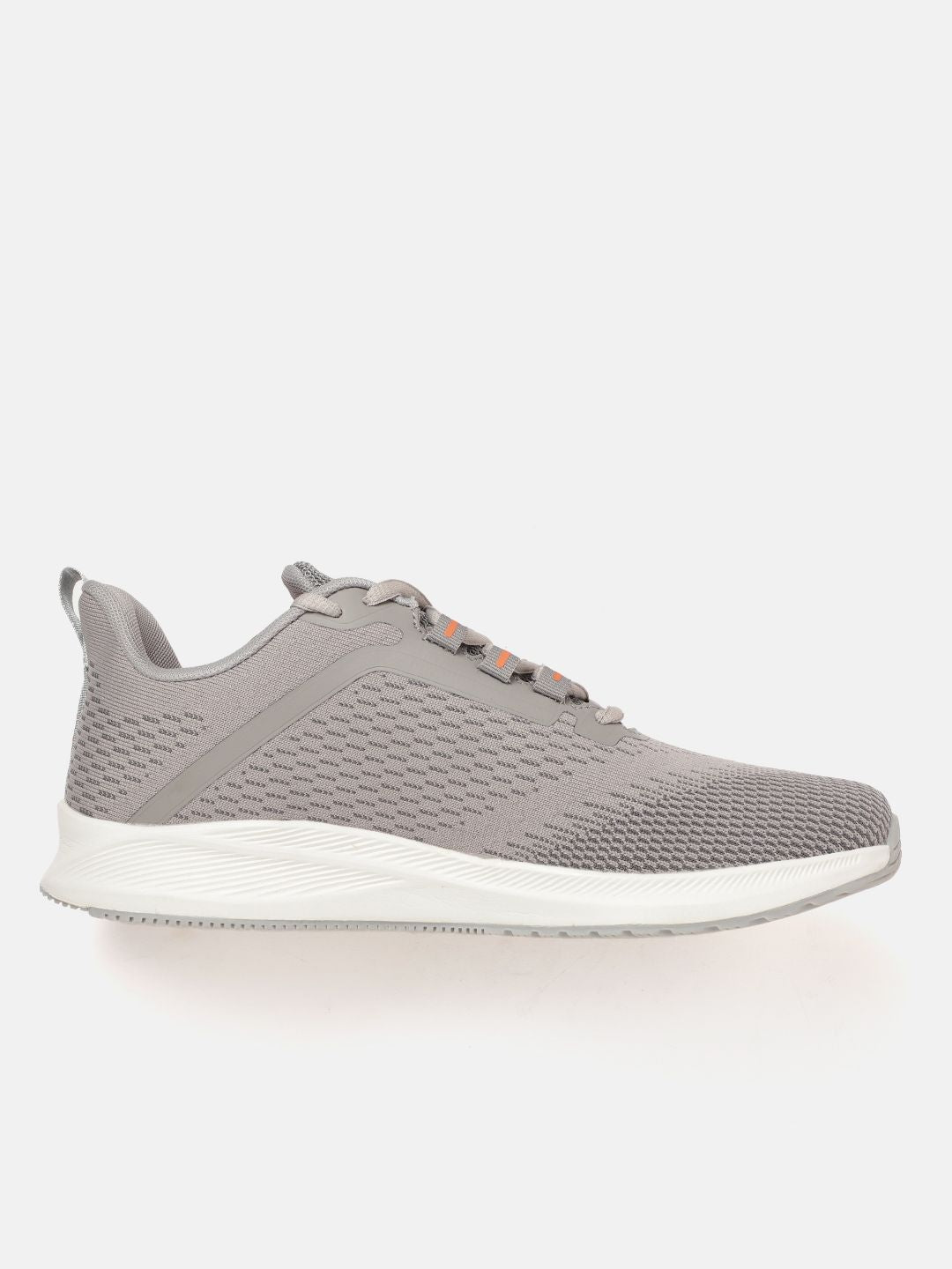  WROGN Men Grey Solid Woven Design Running Shoes