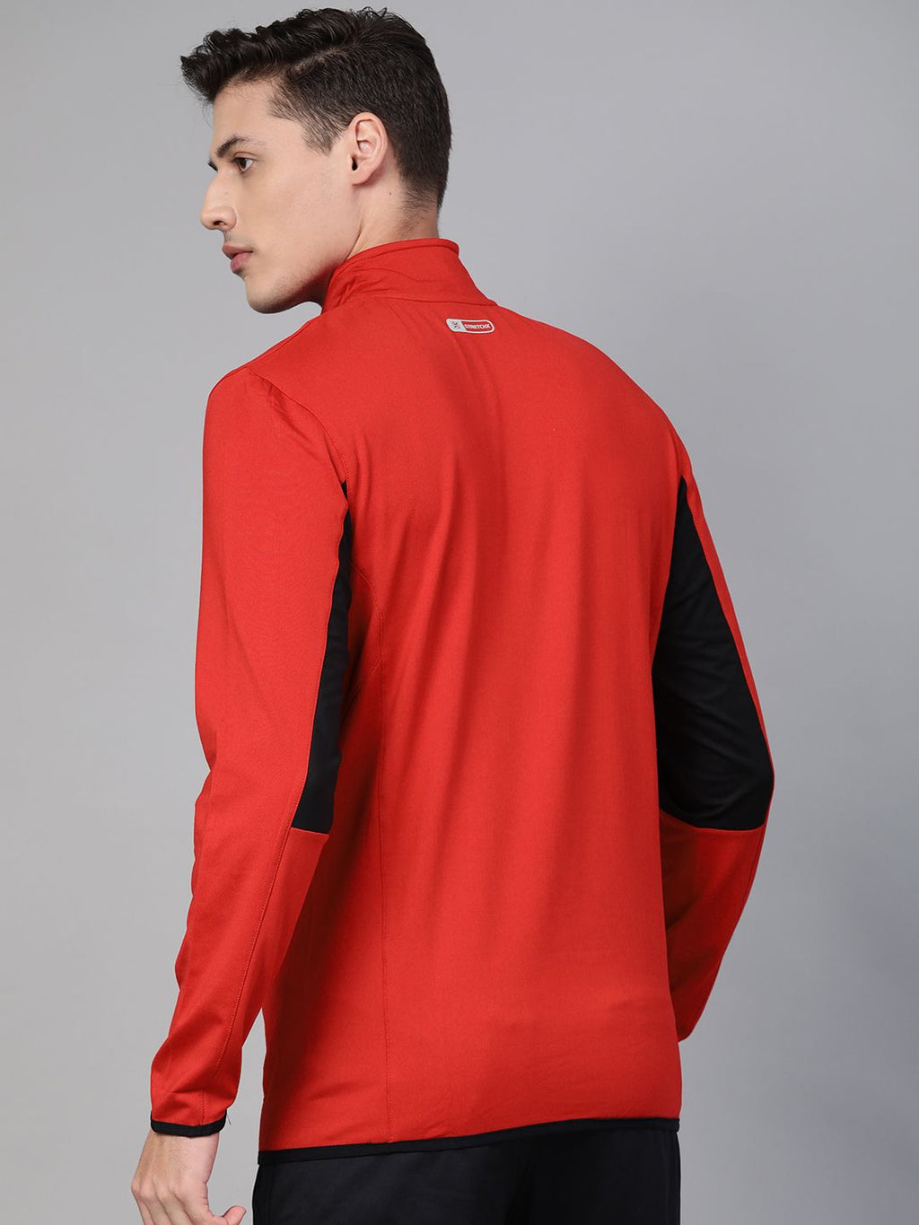  Alcis Men Red Solid Training Sweatshirt