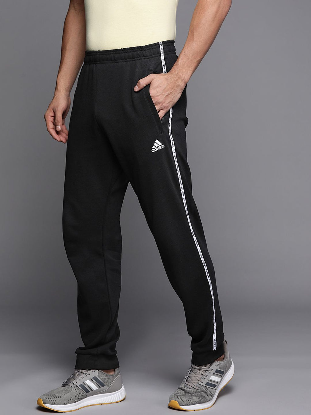  ADIDAS Men Navy Blue C90 TP Solid Track Pants