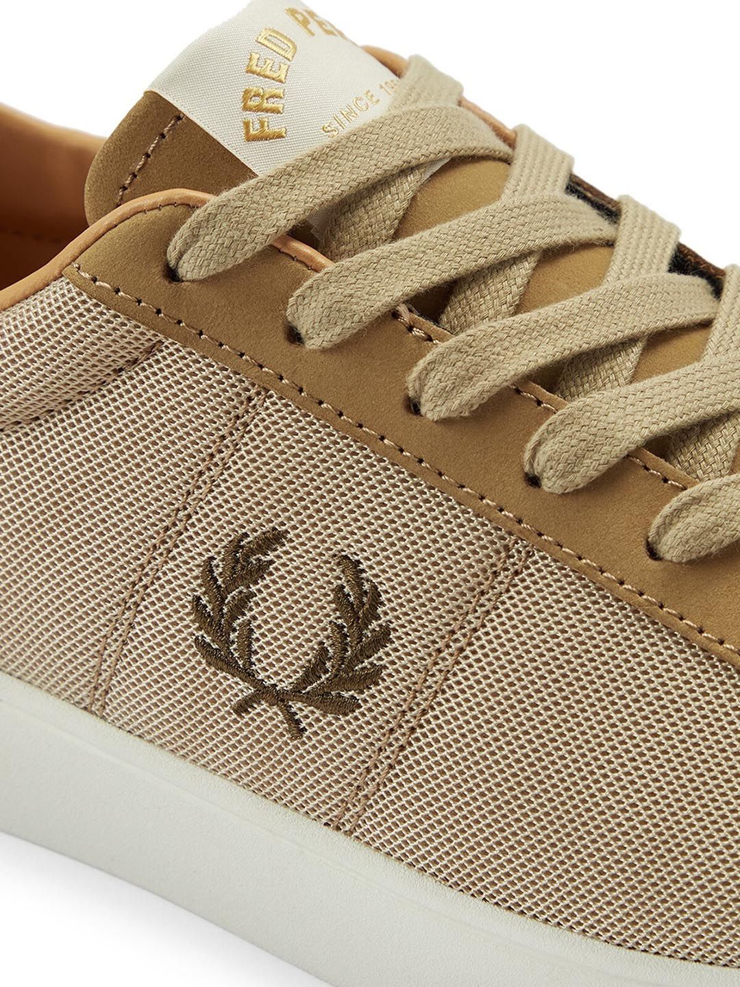  Fred Perry Men Super Stone Side Logo Tennis Shoes