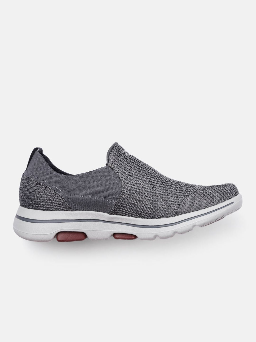  Skechers Men Grey GO WALK 5 - BRUTUS Walking Shoes