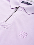  French Connection Solid Polo Collar Pure Cotton T-shirt