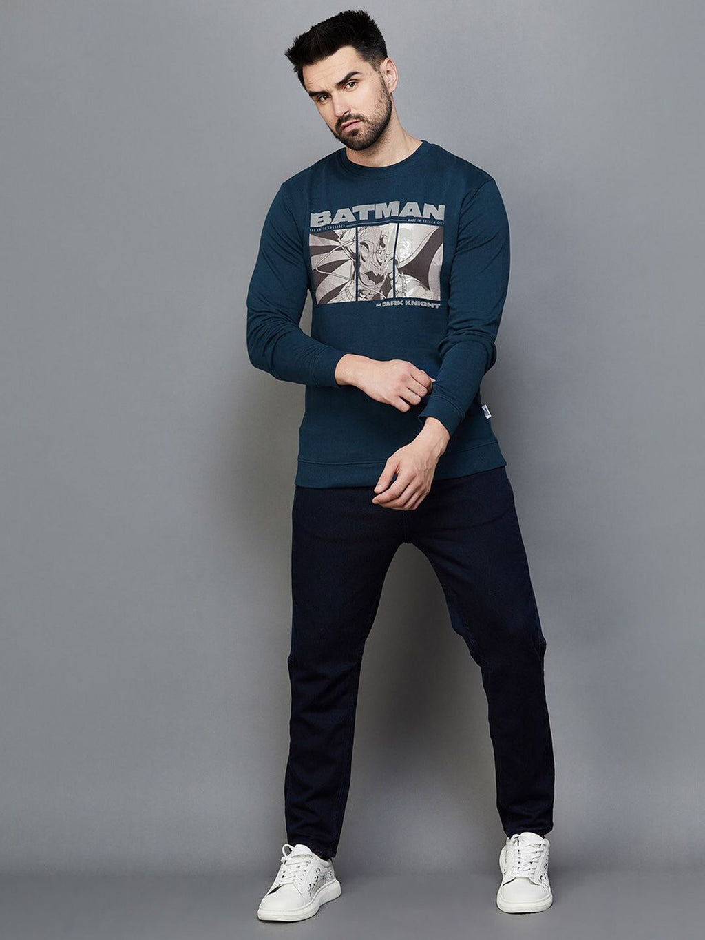  Fame Forever By Lifestyle Graphic Printed Cotton Sweatshirt