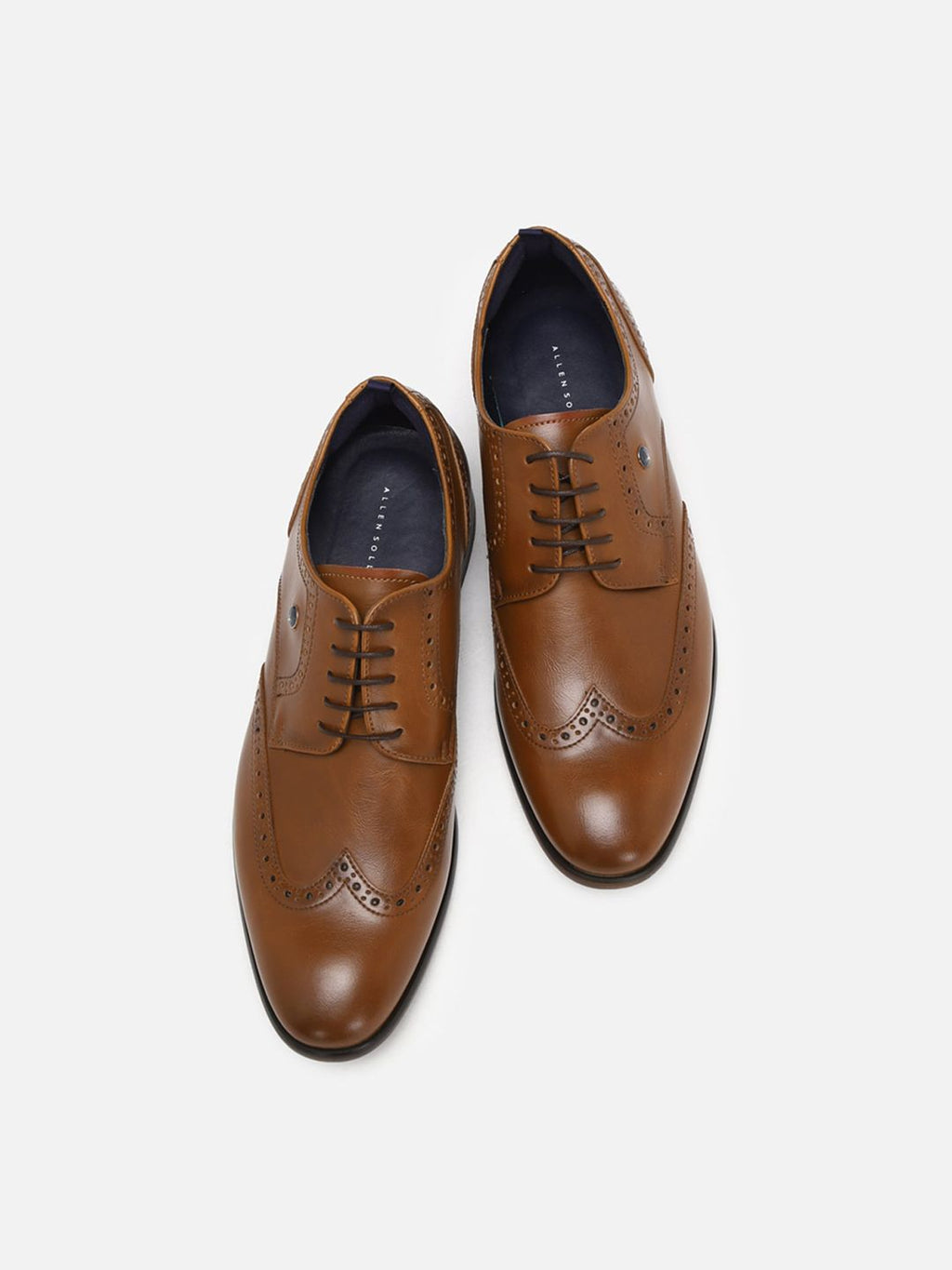  Allen Solly Men Lace-Ups Leather Formal Brogues