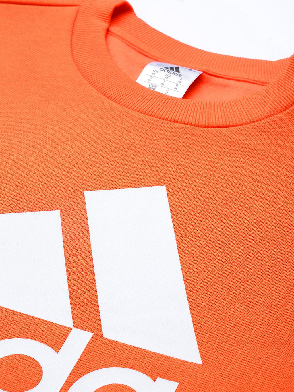  ADIDAS Men Orange BL FL Printed Sweatshirt
