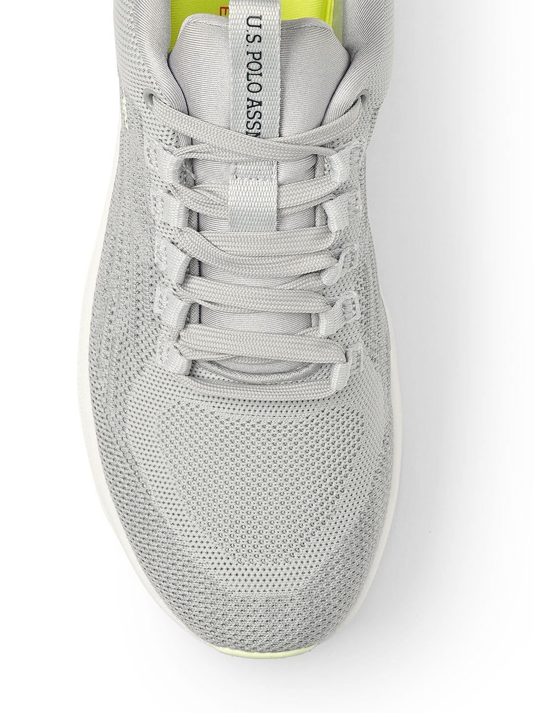  U.S. Polo Assn. Men Grey Textile Walking Shoes