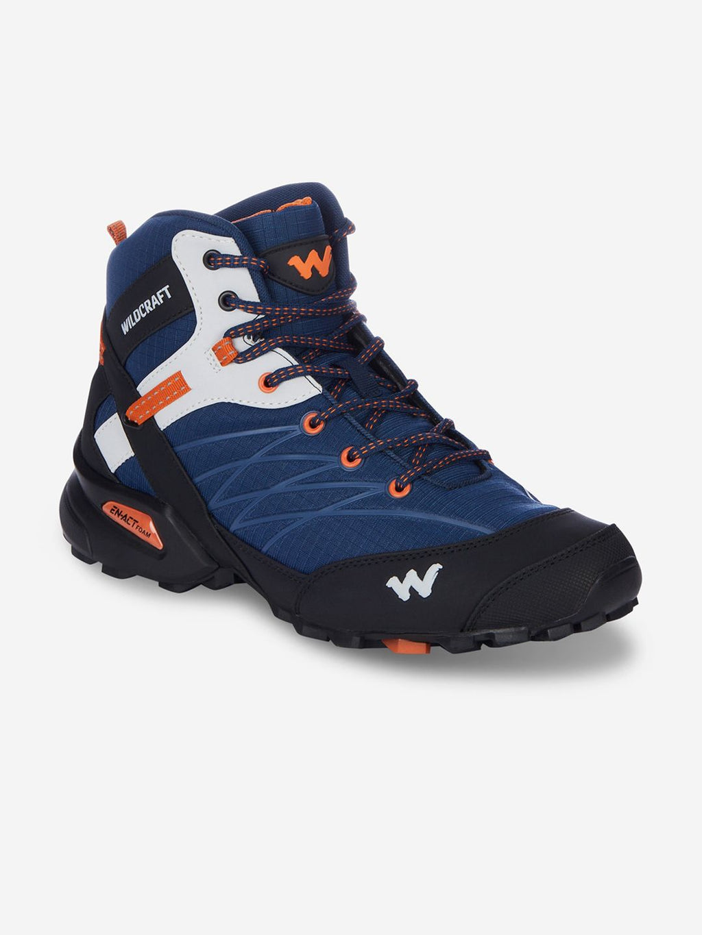  Wildcraft Men RuNX TR Hugo Colourblocked Mid-Top Trekking Shoes
