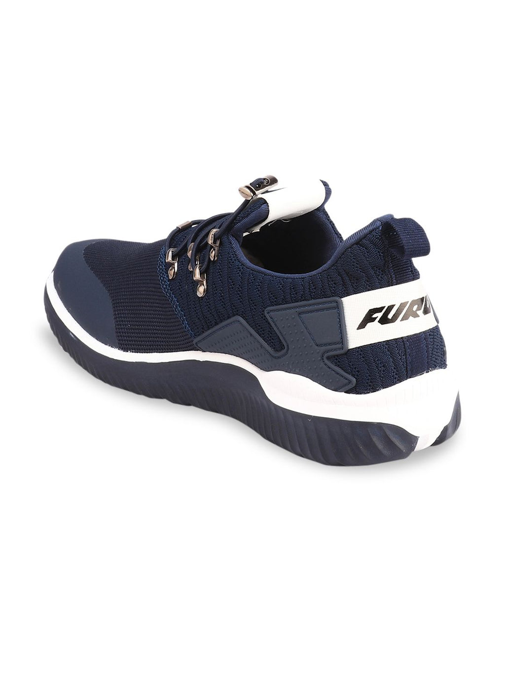  FURO By Red Chief Men Navy Blue & Black Mesh Walking Shoes
