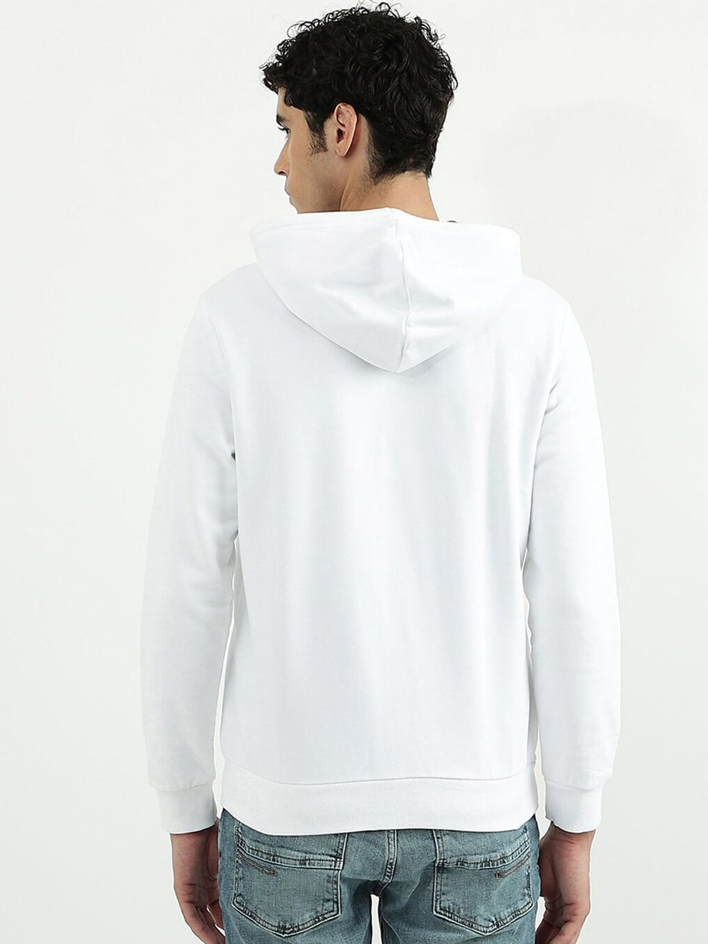  United Colors Of Benetton Men White Sweatshirt
