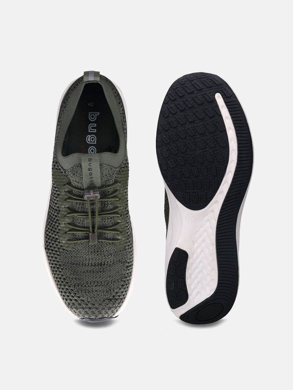  Bugatti Takka Dark Green Knitted Athileisure