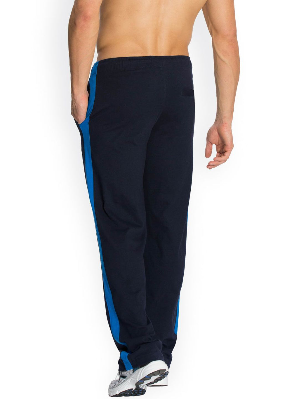  Jockey Men Navy Blue Straight Fit Solid Track Pants
